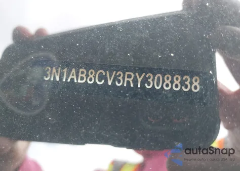 2024 Nissan Sentra Sv Xtronic Cvt из США, поврежденный, VIN 3N1AB8CV3RY308838